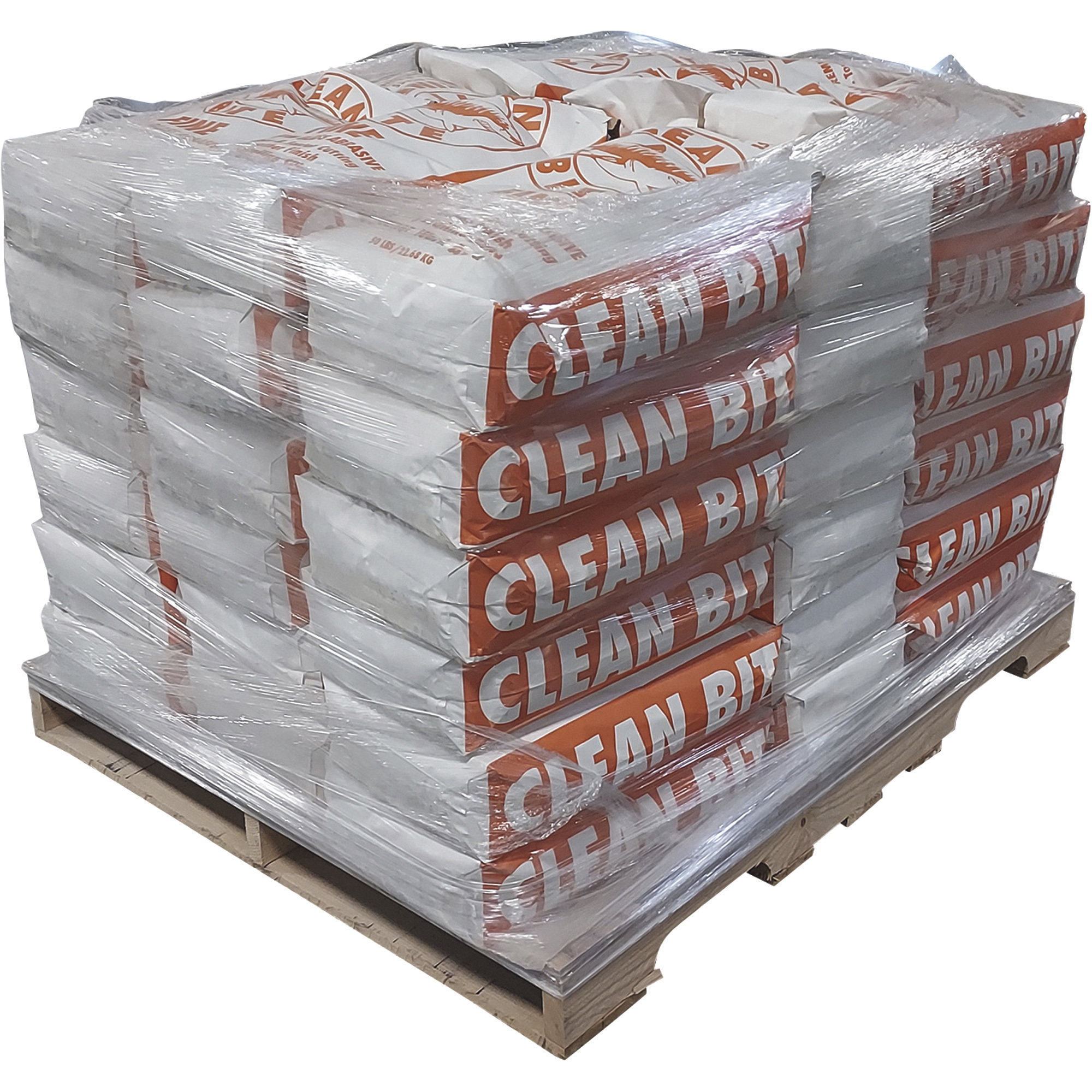 Clean Bite Premium Fine Grit Glass Abrasive Blast Media, 48 Bags, 50 Lbs. Each, Model# FINE-2400